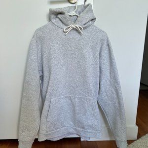 Hill City GAP Heavyweight Fleece Hoodie Light Heather Grey size Medium